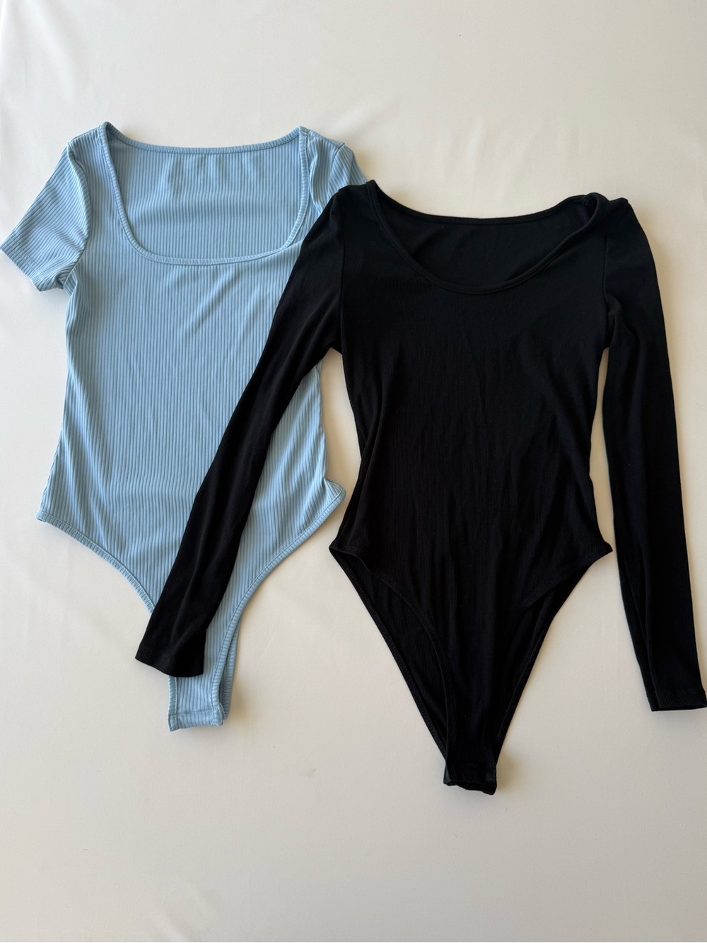 SHEIN Ribbed Bodysuit Bundle 2 Pc S